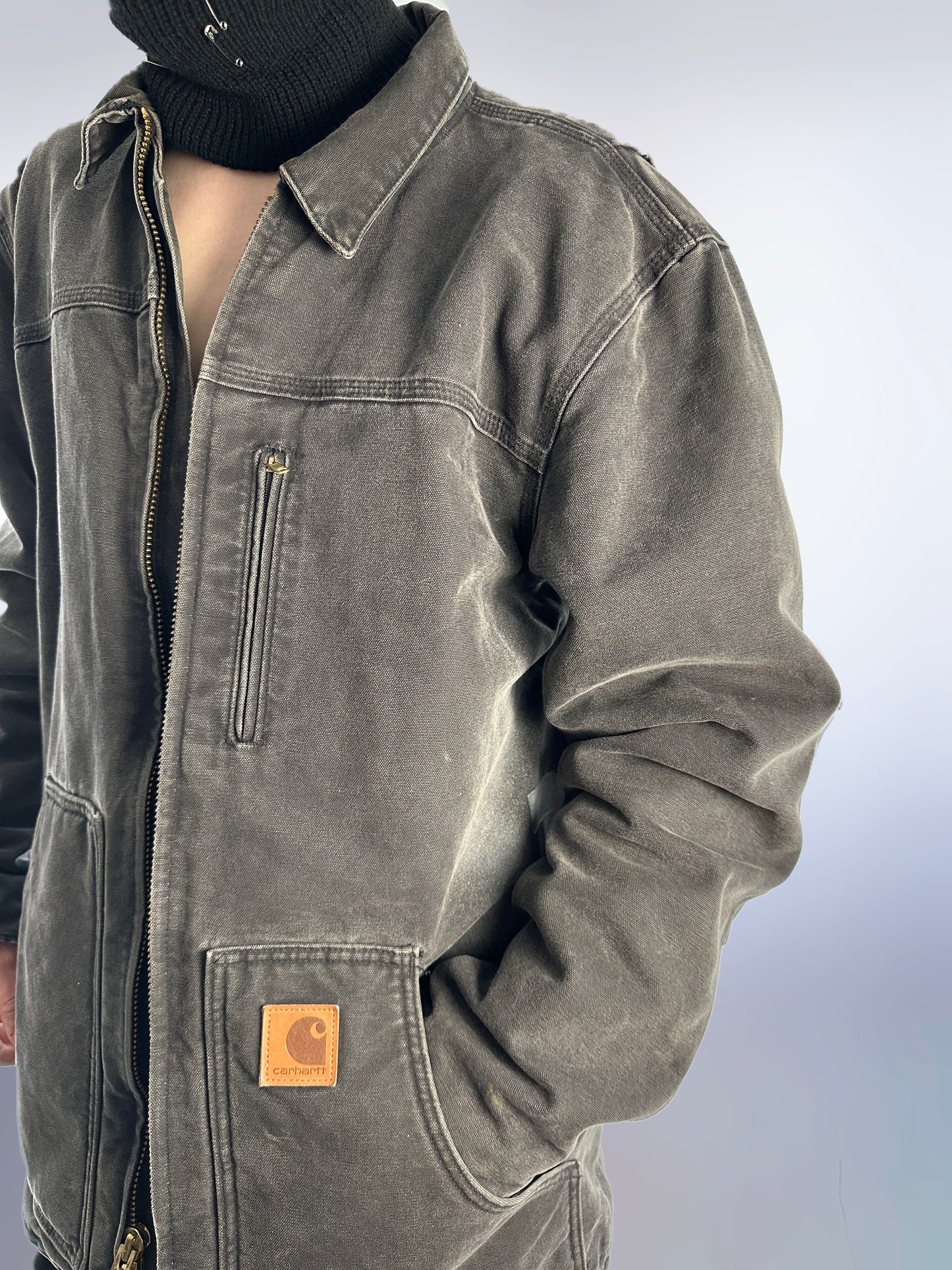 “Punked-up Fuck” Jacket Grey