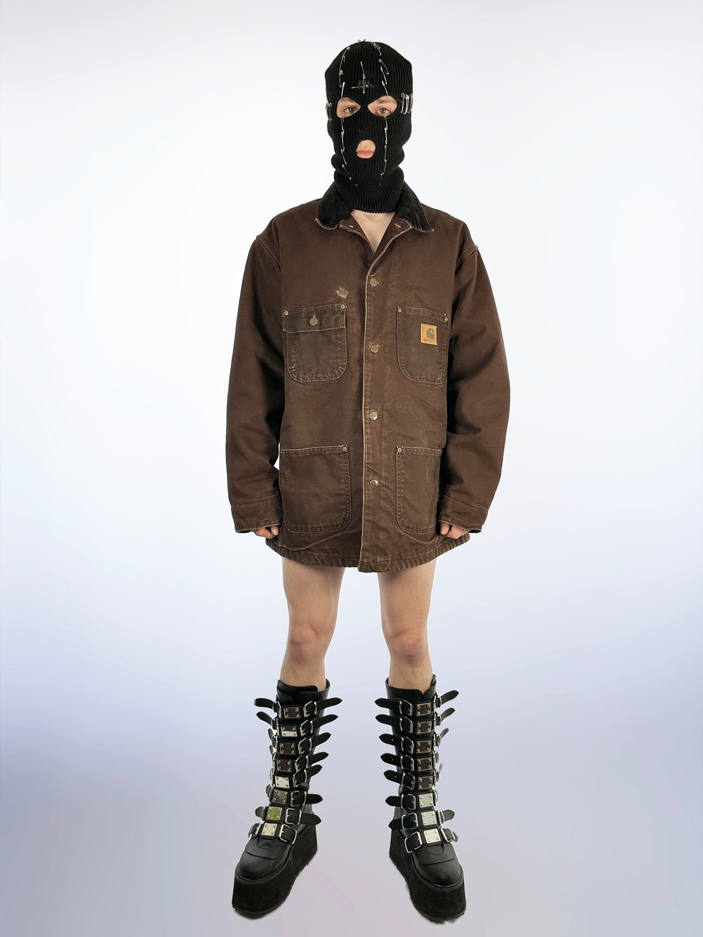 “Punked-up Fuck” Jacket Red