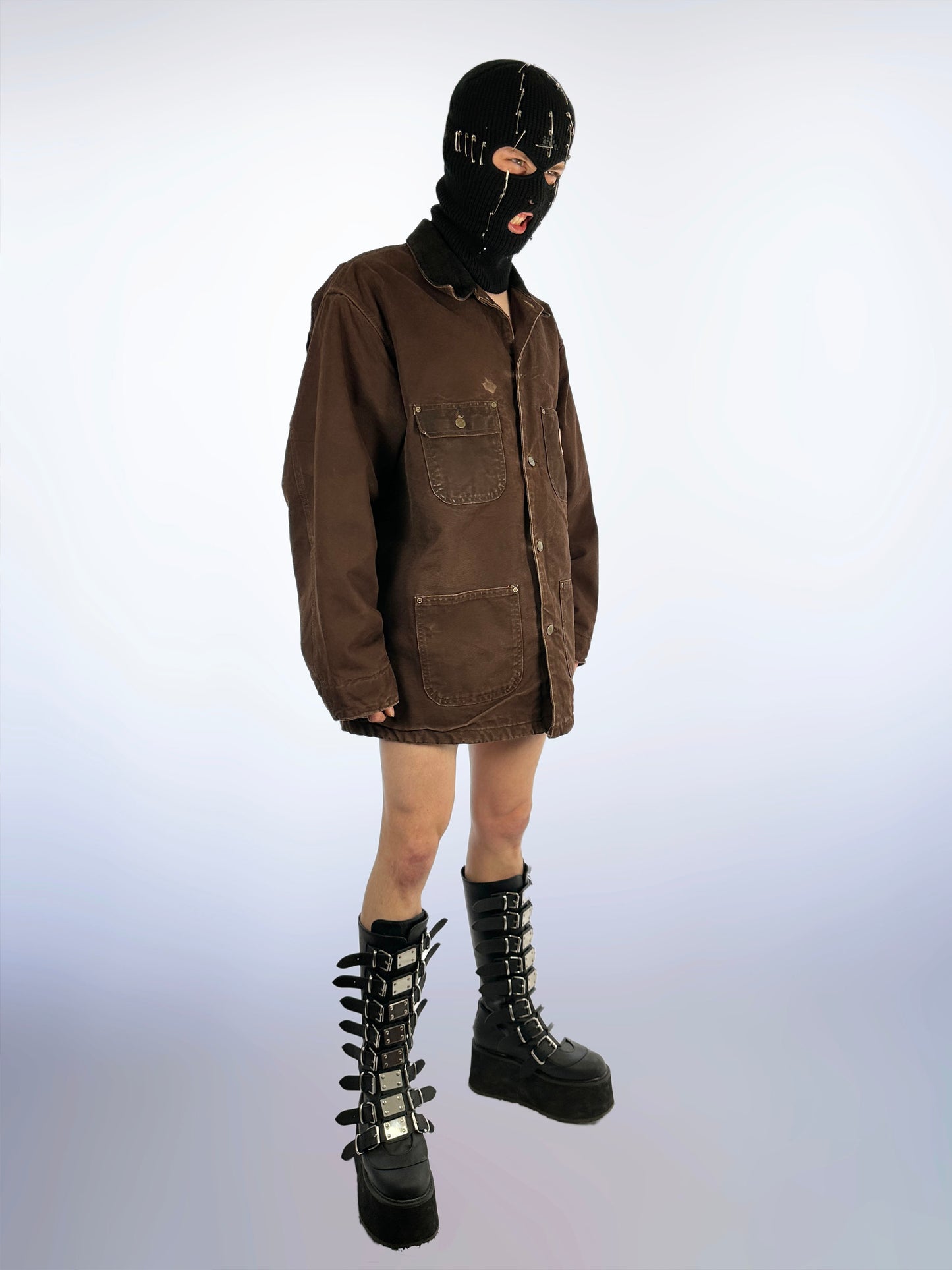 “Punked-up Fuck” Jacket Red