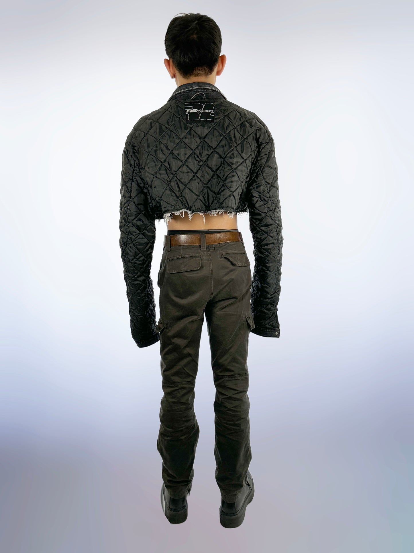 Raw Cropped Denim Jacket