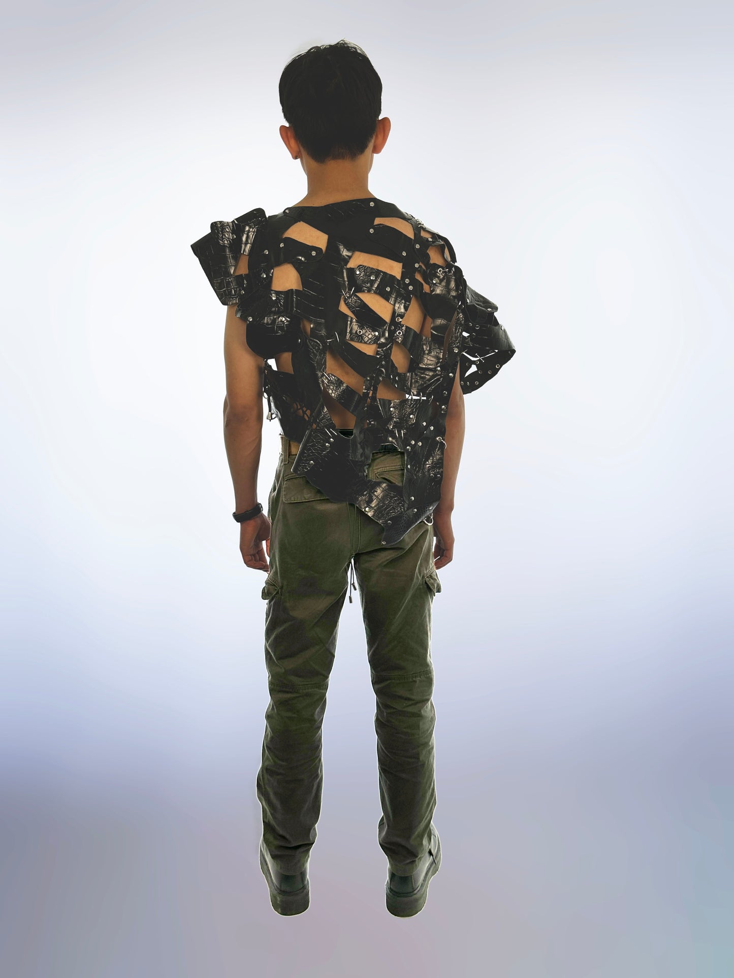 Scrap Leather and Chains Top