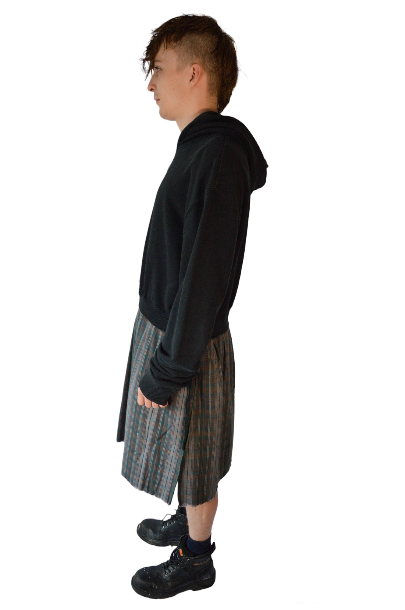 Black Hooded Dress