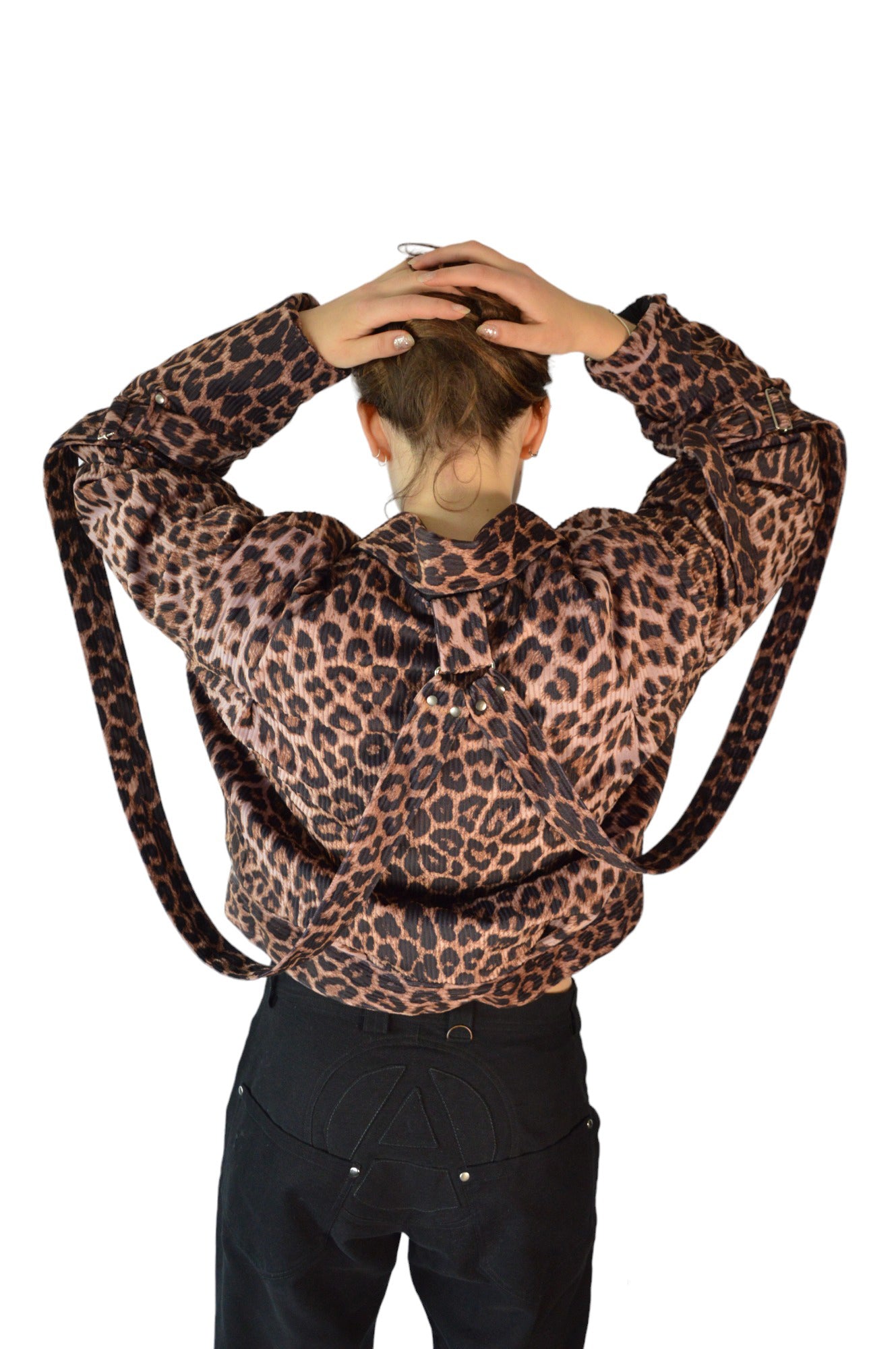 Leopard Bondage Jacket