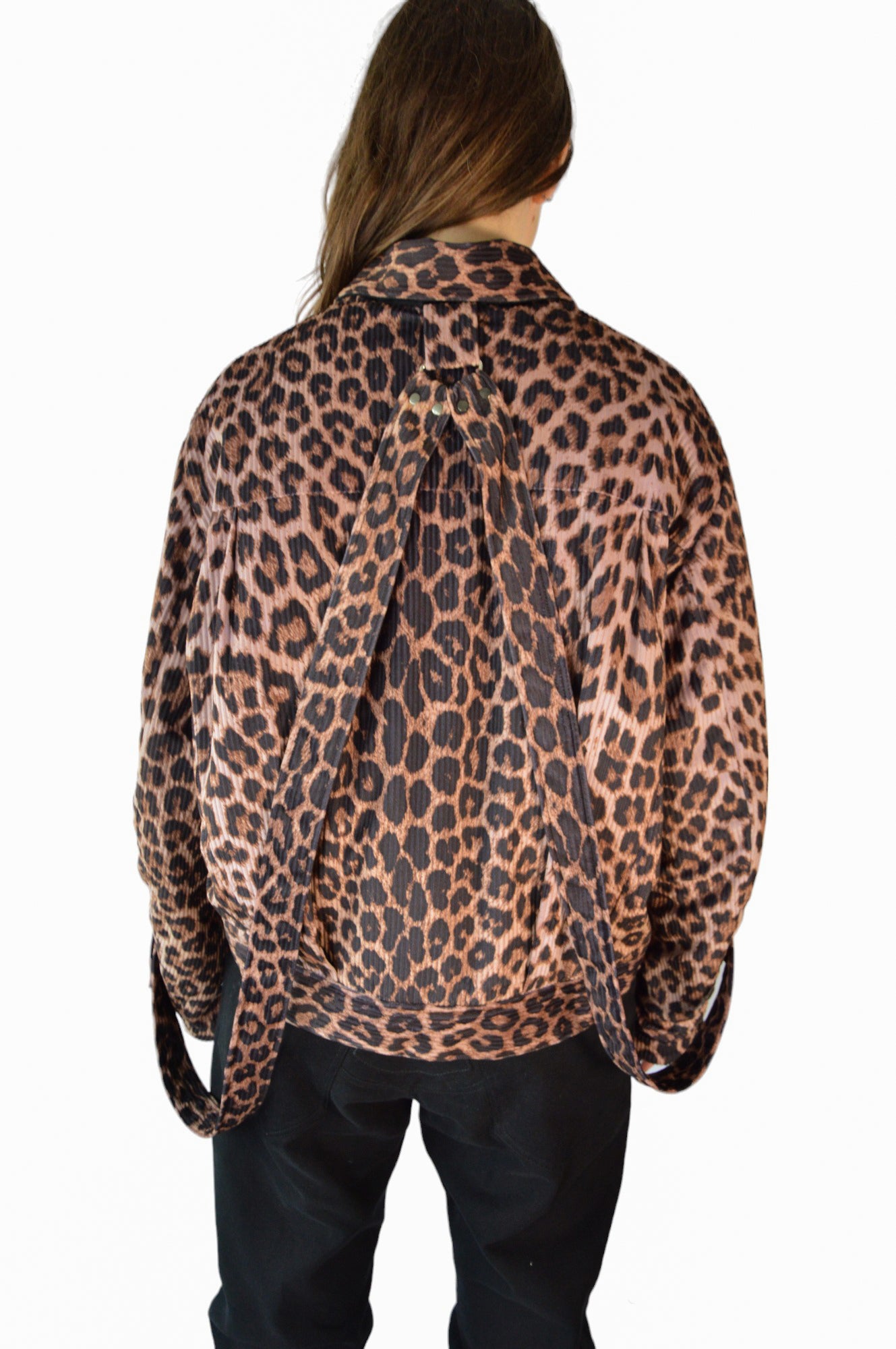 Leopard Bondage Jacket