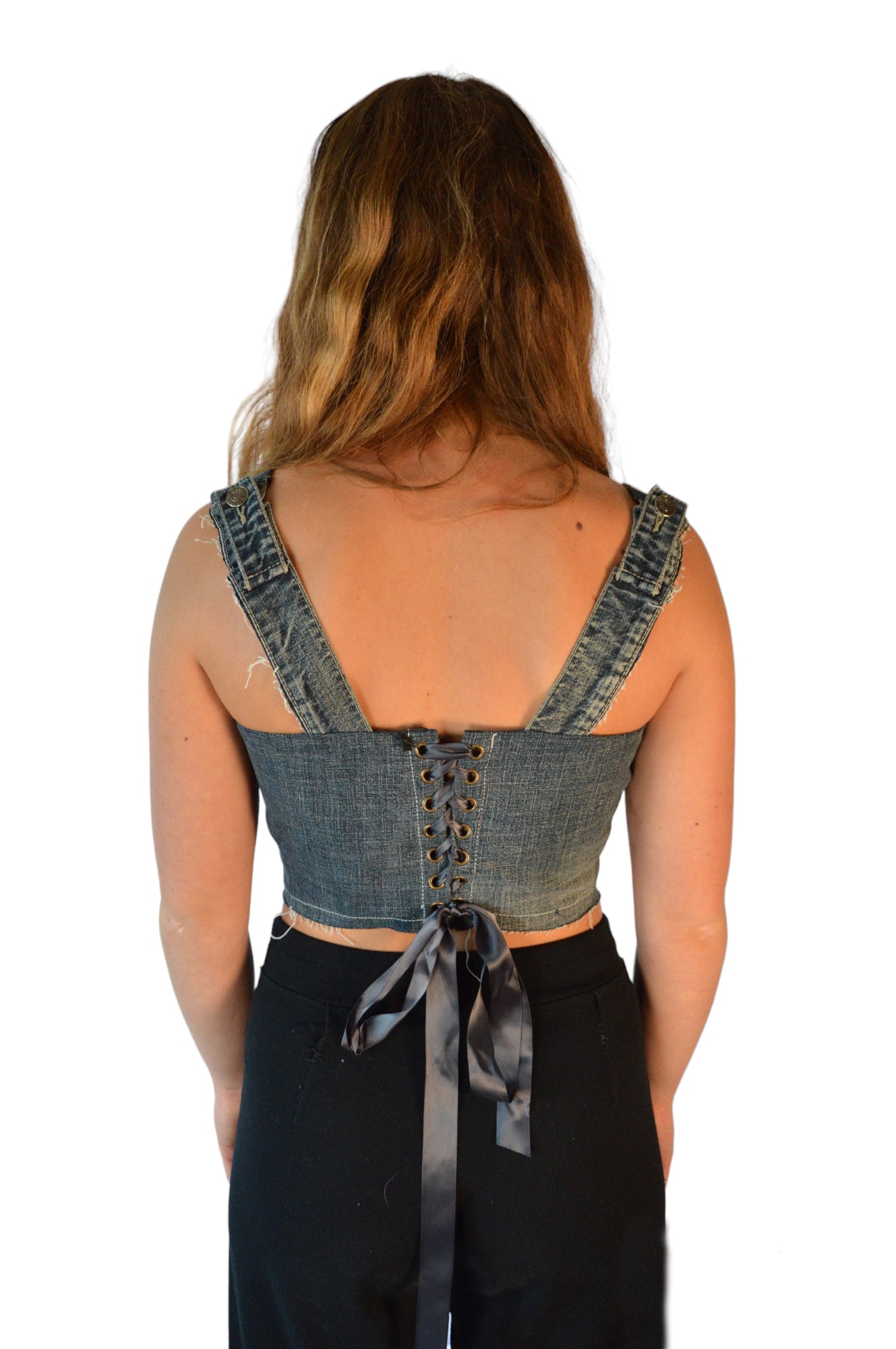 Reworked Denim Corset