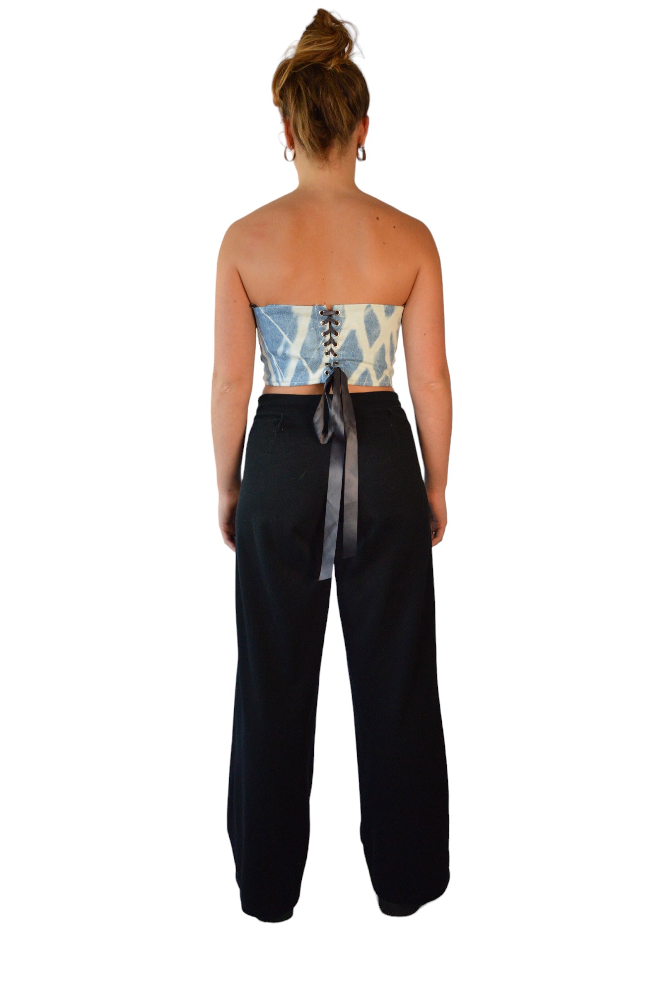 Reworked Denim Corset