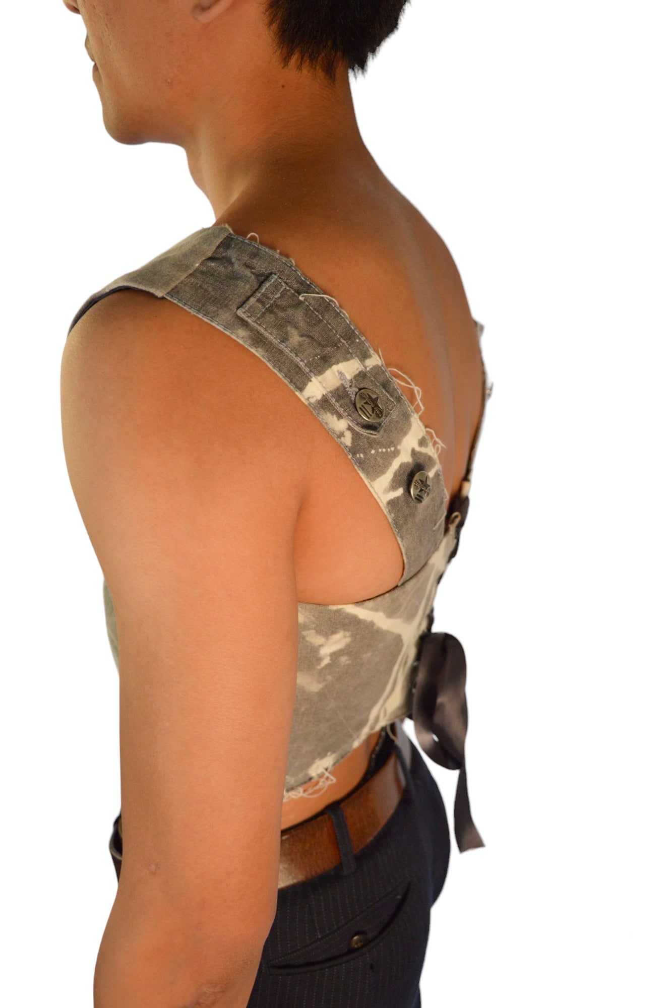 Reworked Denim Corset