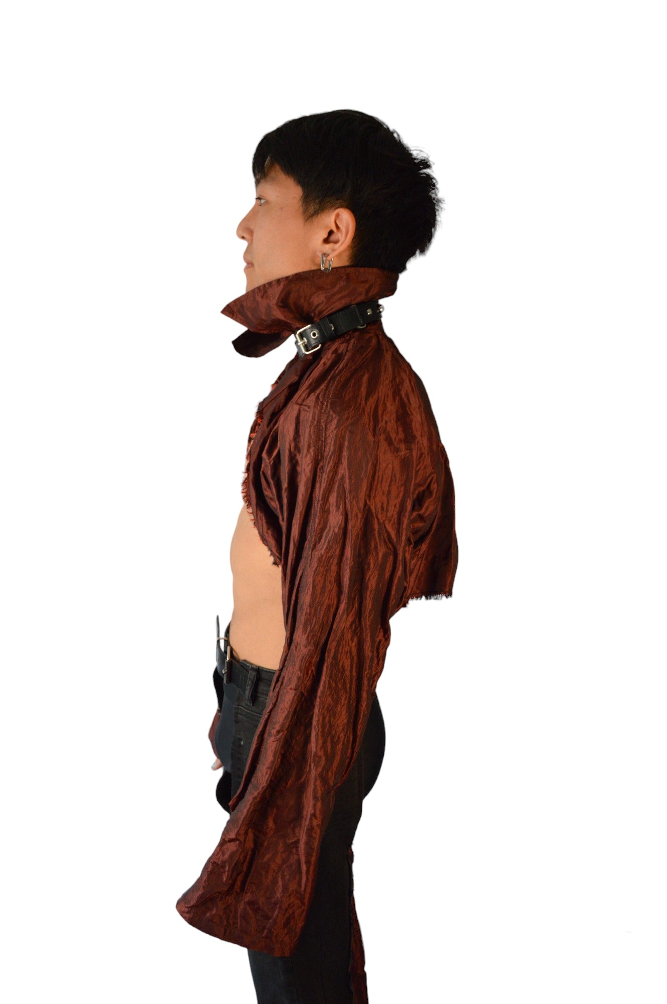 Uber Cropped Tafeta Jacket