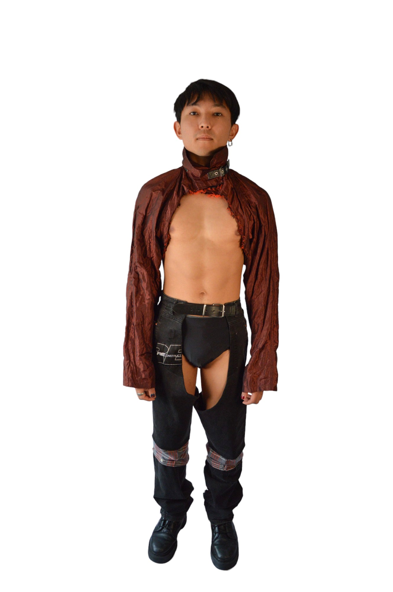 Uber Cropped Tafeta Jacket