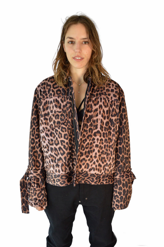 Leopard Bondage Jacket